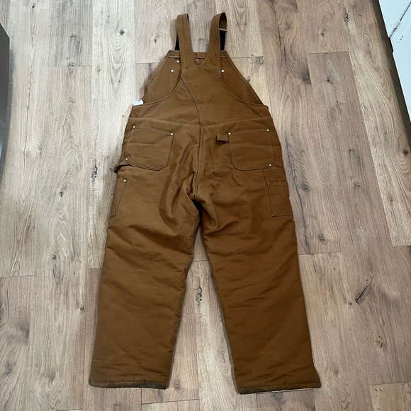 Carhartt Men’s Duck Insulated Bib Overalls - Picture 2 of 9